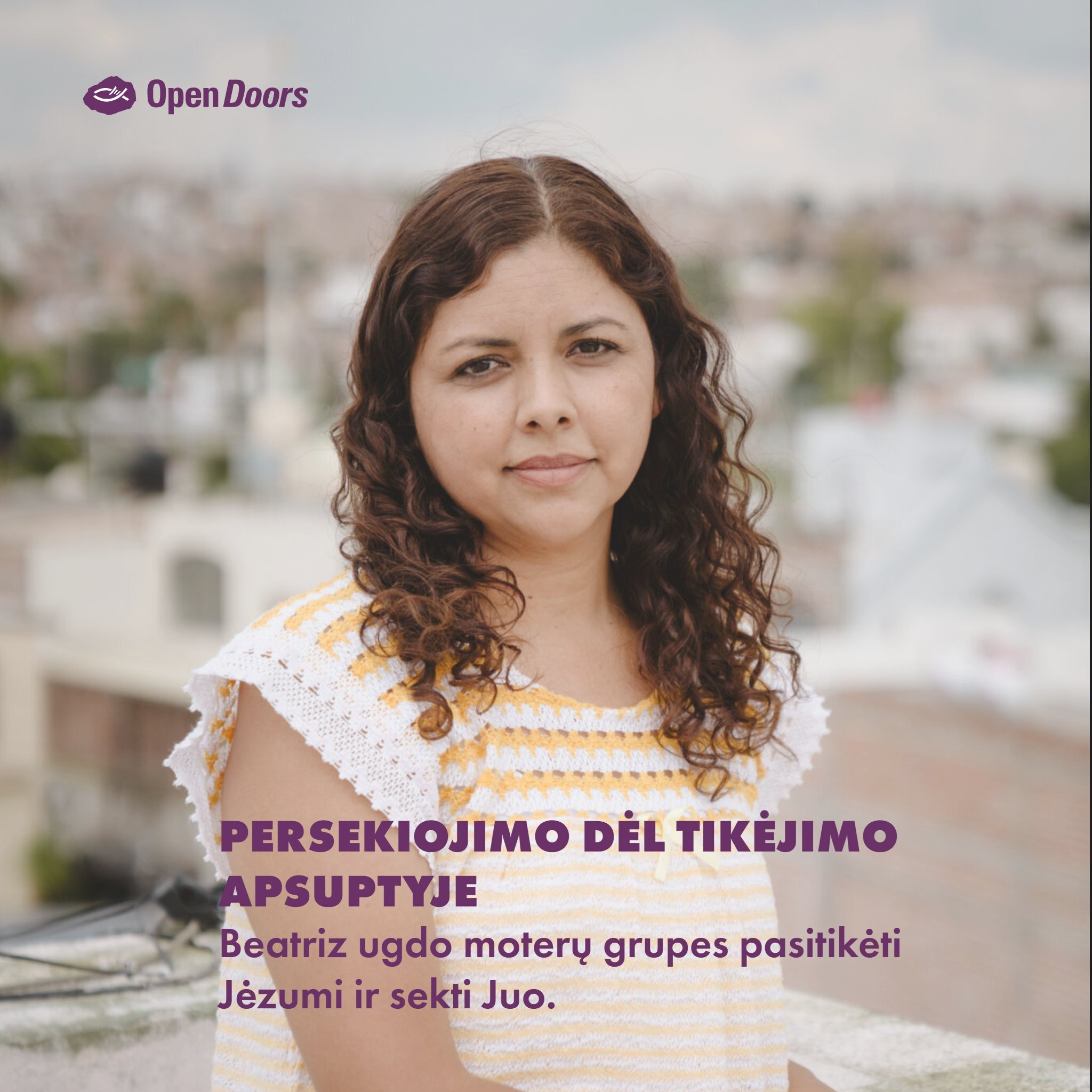 Beatriz ugdo moterų grupes pasitikėti Jėzumi ir sekti Juo