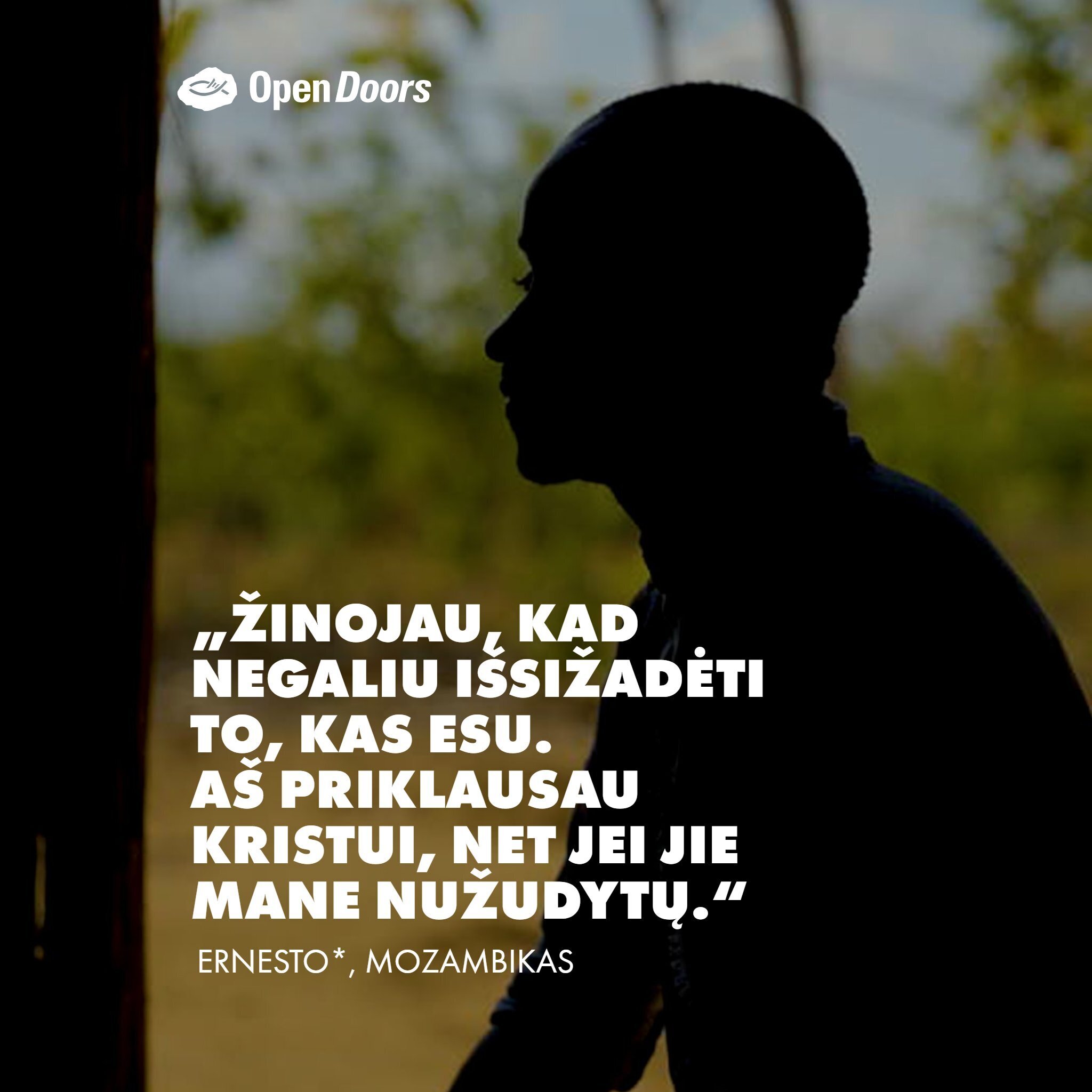 Ernesto liudijimas Mozambike