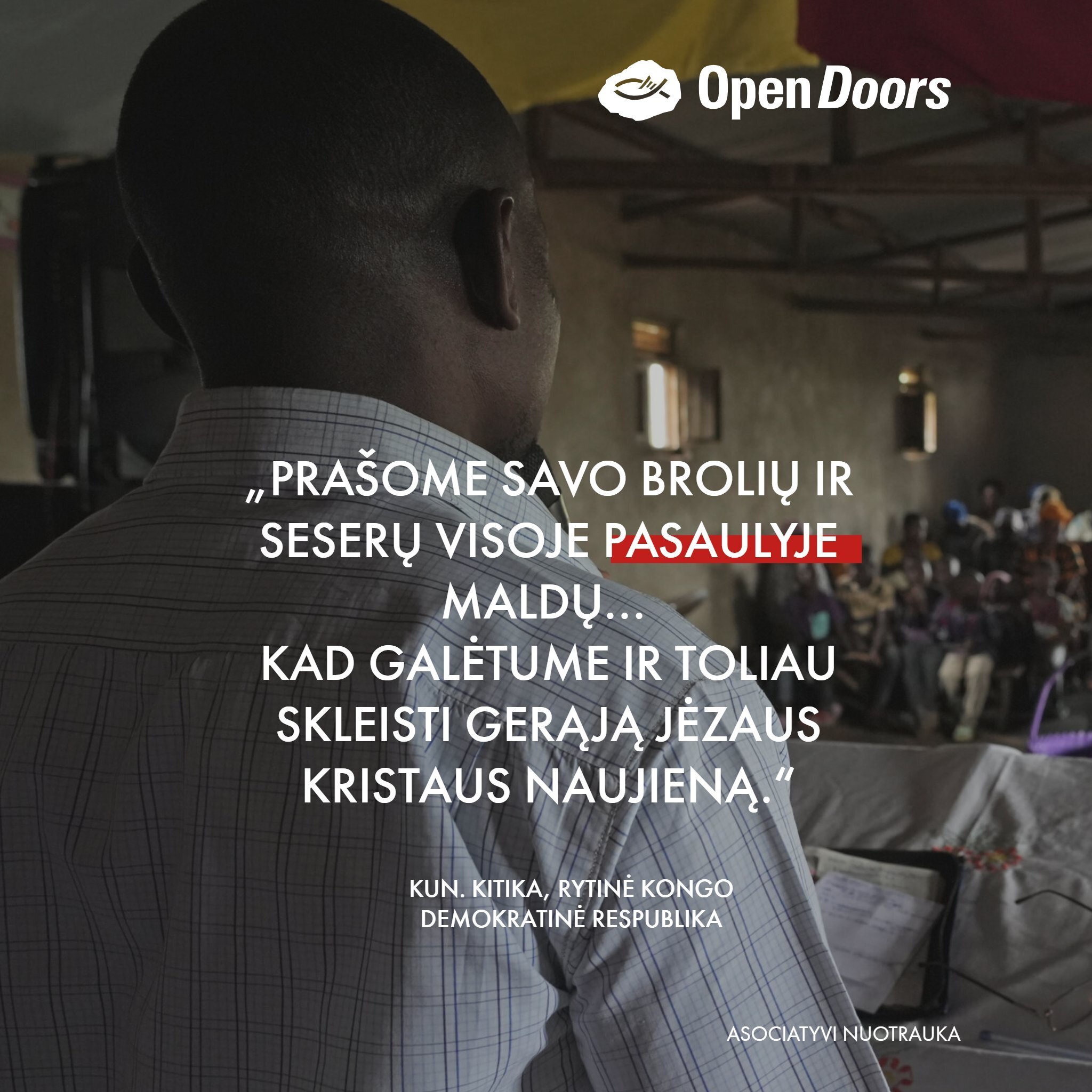 Melskitės su Kitika Kongo Demokratinėje Respublikoje