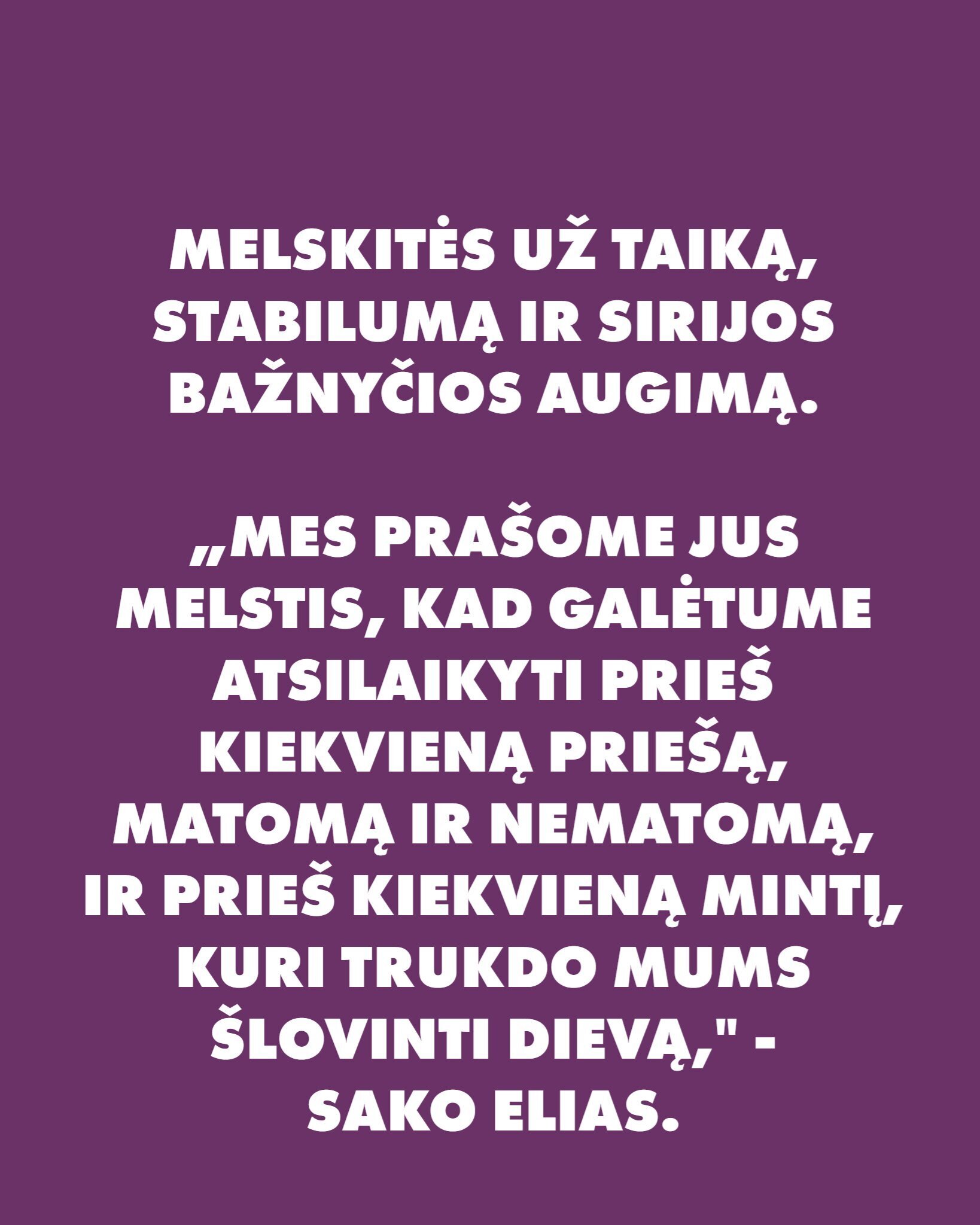 Birželio 22-oji: pirmosios išpuolio prieš Šv. Elijo bažnyčią Sirijoje metinės