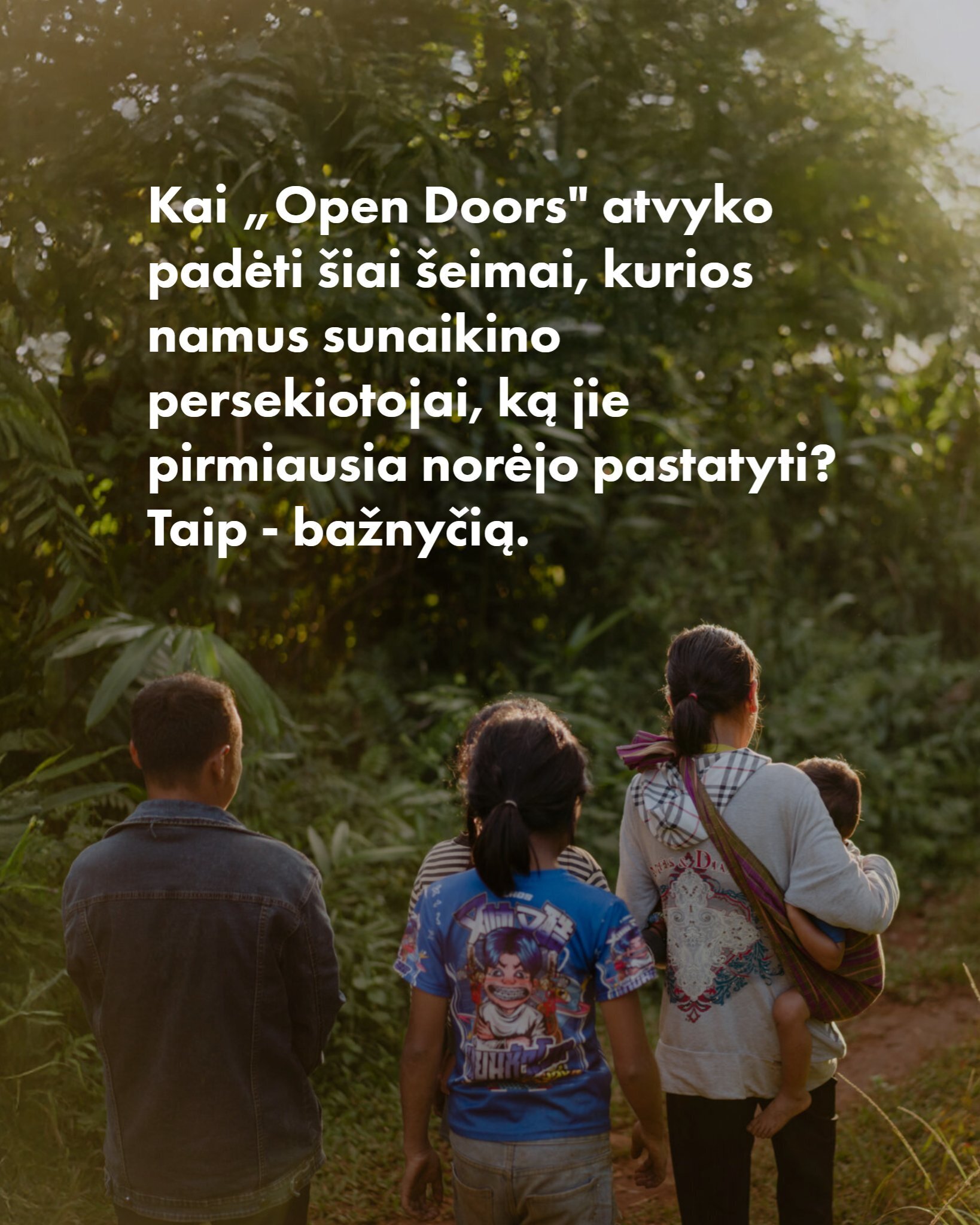 Nei namų. Nei žemės. Nei saugumo.