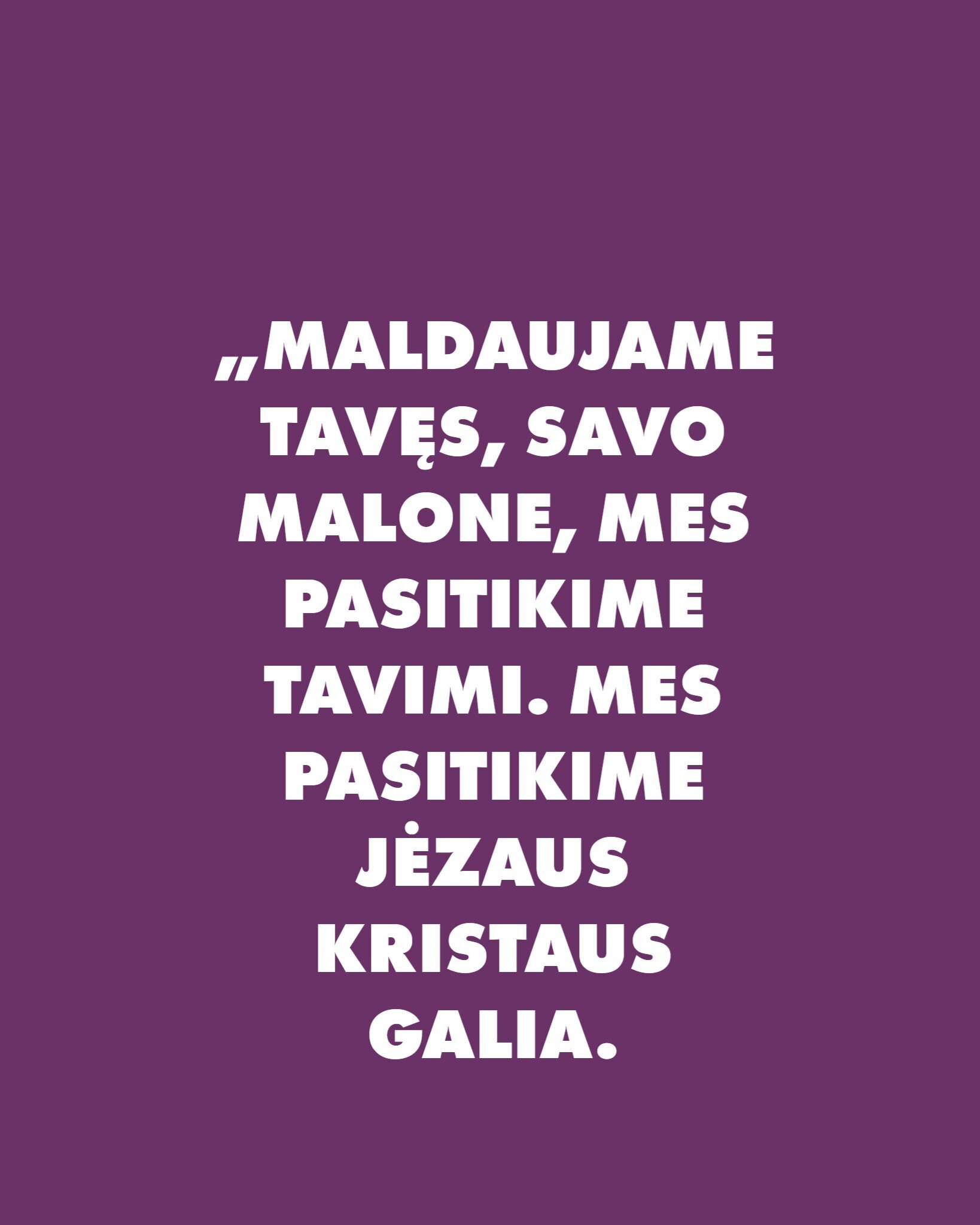 Melskitės kartu su KDR pastoriumi