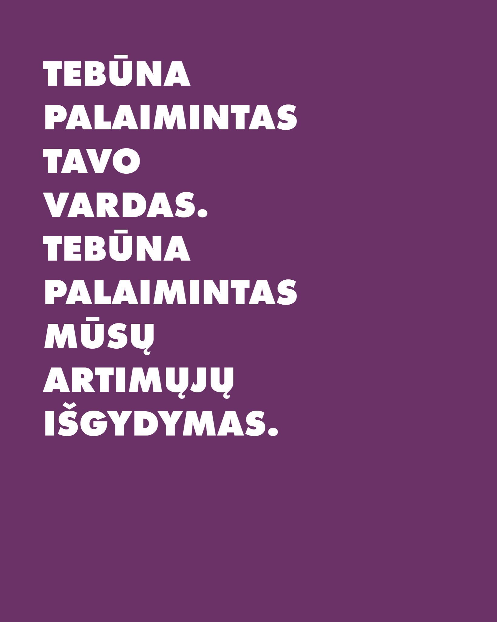 Melskitės kartu su KDR pastoriumi