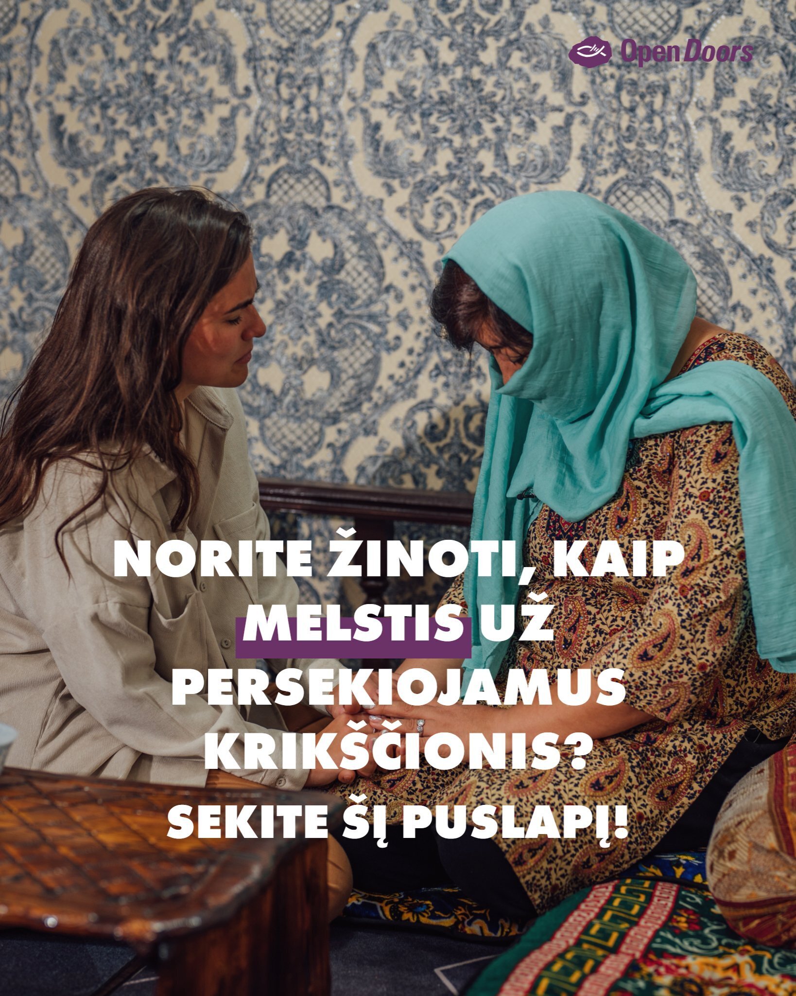 Norite žinoti, kaip melstis už persekiojamus krikščionis?