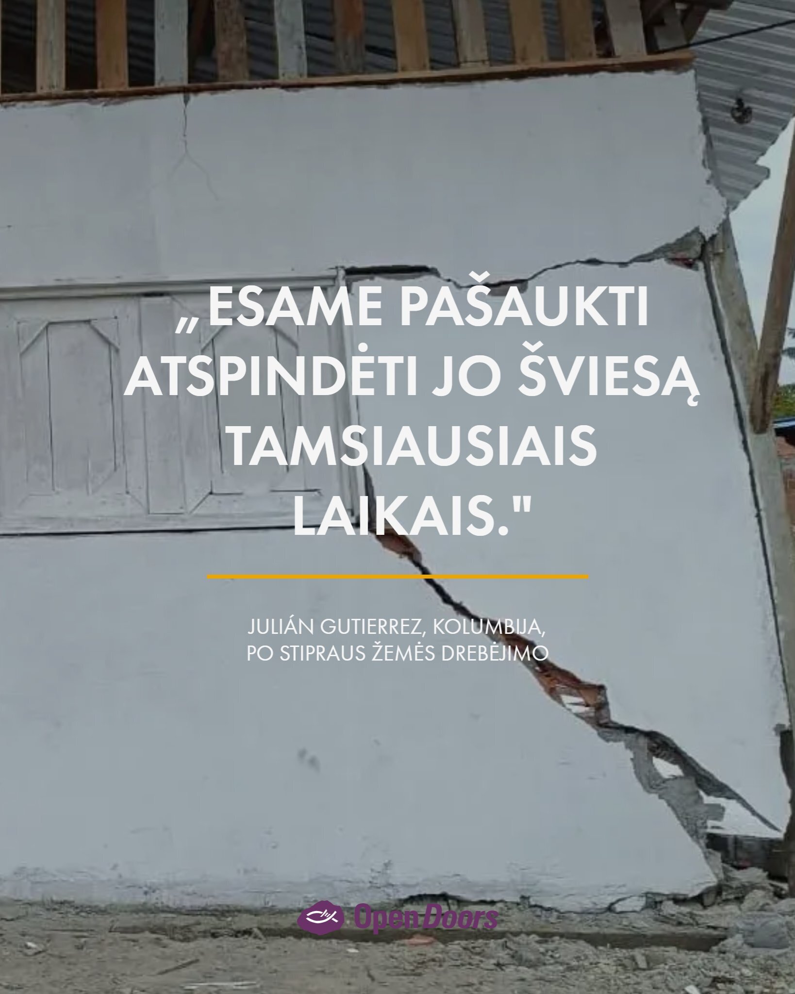 Malda: žemės drebėjimas Kolumbijoje