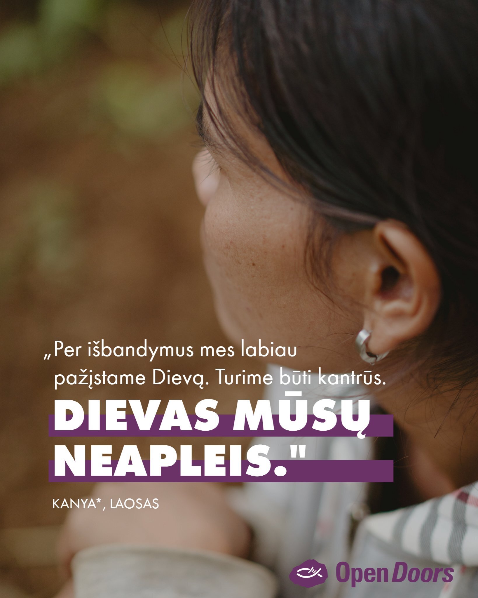 Melskitės kartu su pogrindiniais tikinčiaisiais Laose