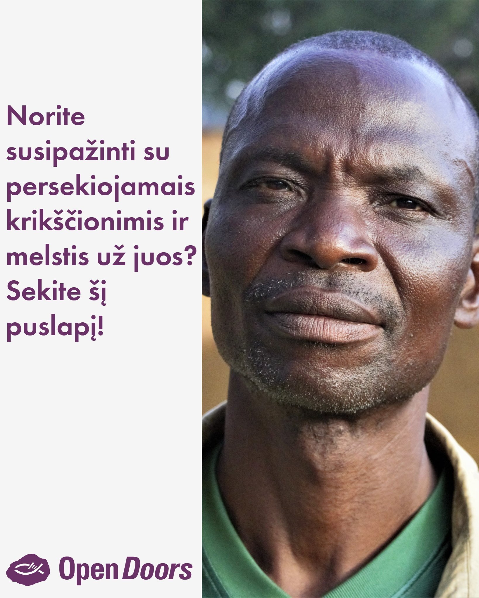 Norite susipažinti su persekiojamais krikščionimis ir melstis už juos?