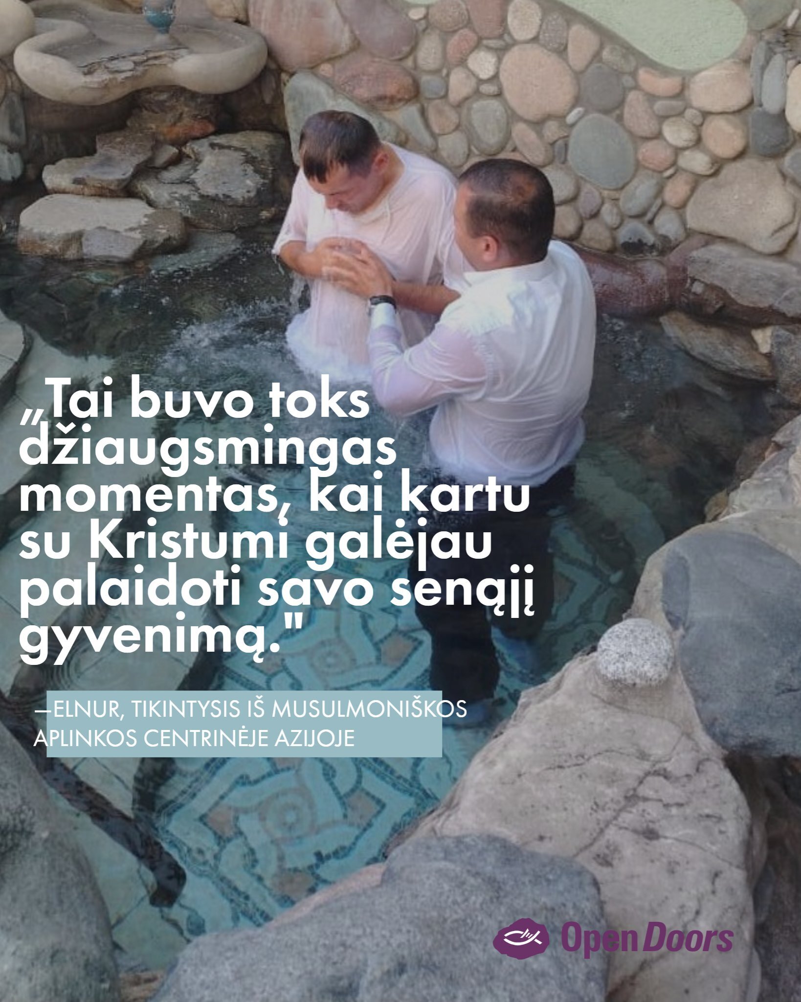 Slapti krikštai Centrinėje Azijoje