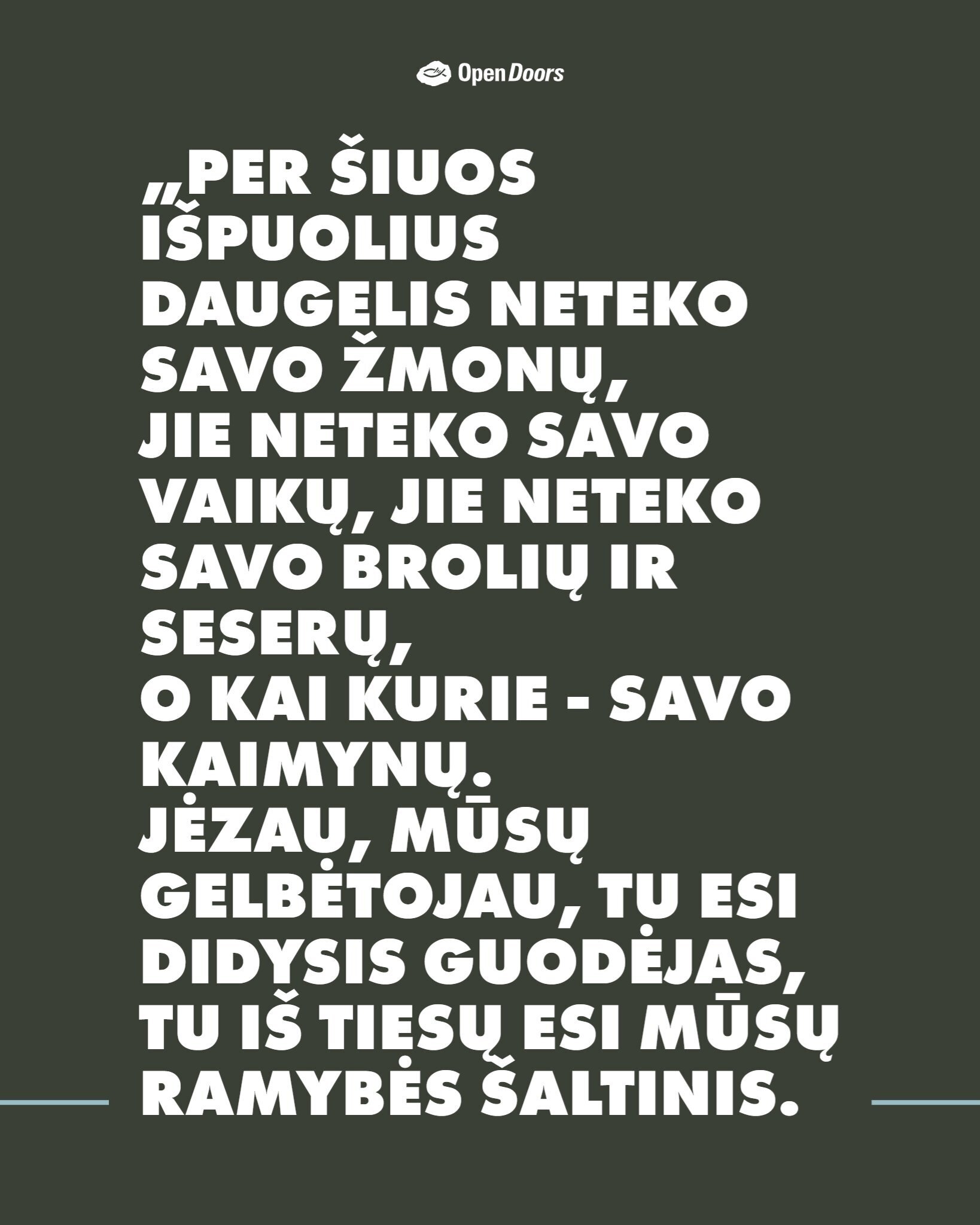 Pastoriaus Josiah malda už krikščionis visoje Užsachario Afrikoje