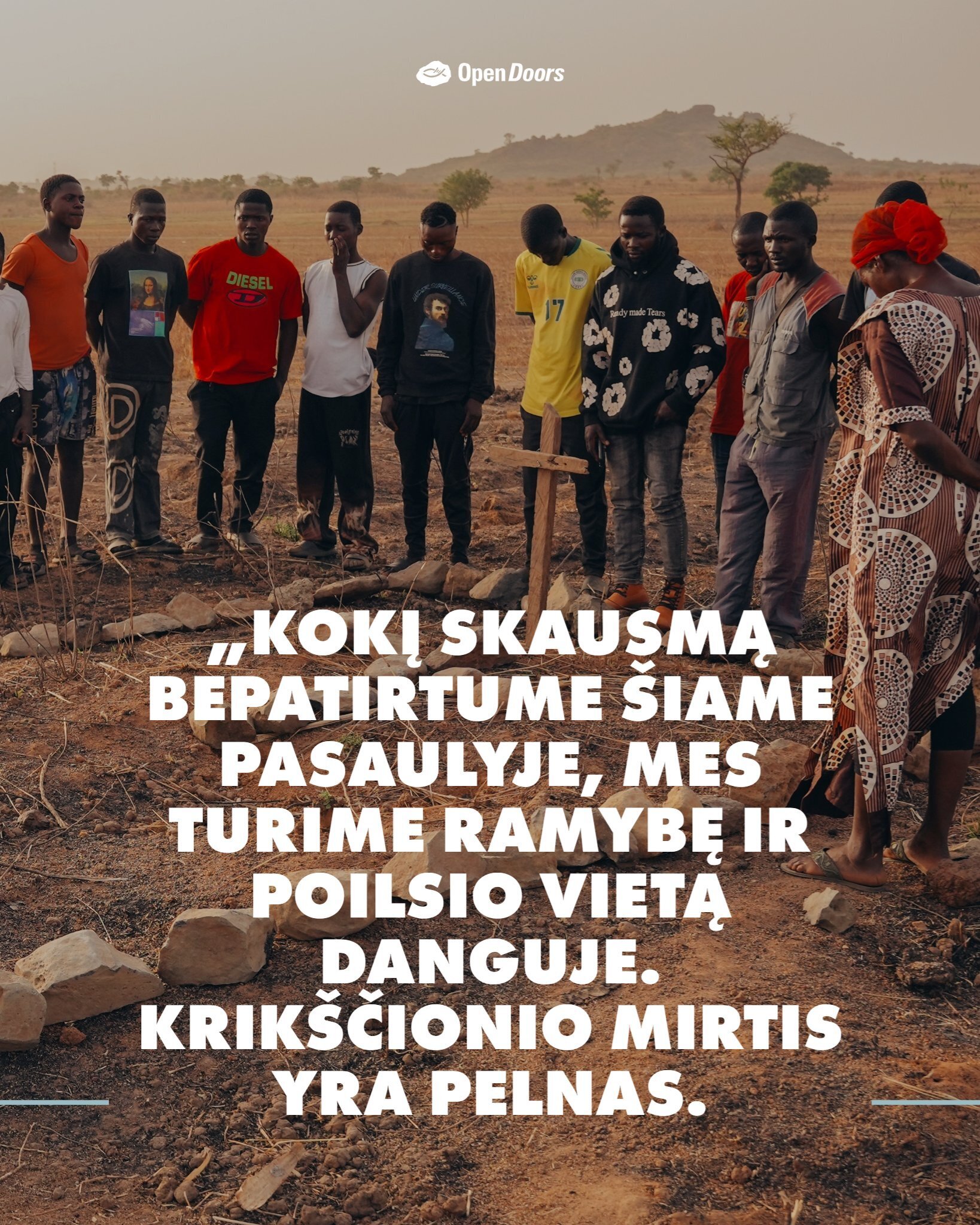 Pastoriaus Josiah malda už krikščionis visoje Užsachario Afrikoje
