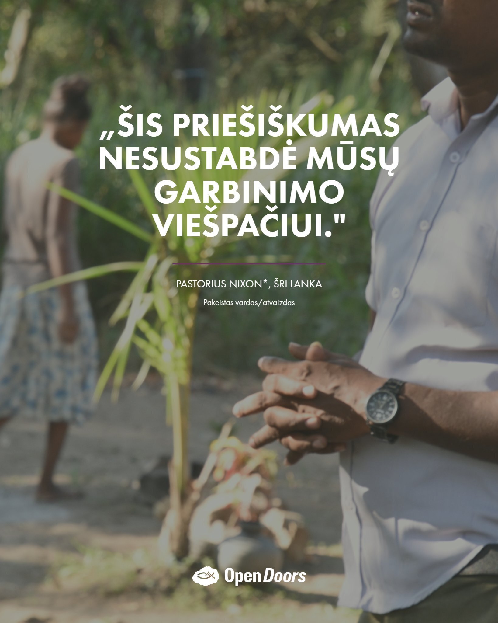 Pastoriaus Nixon liudijimas Šri Lankoje
