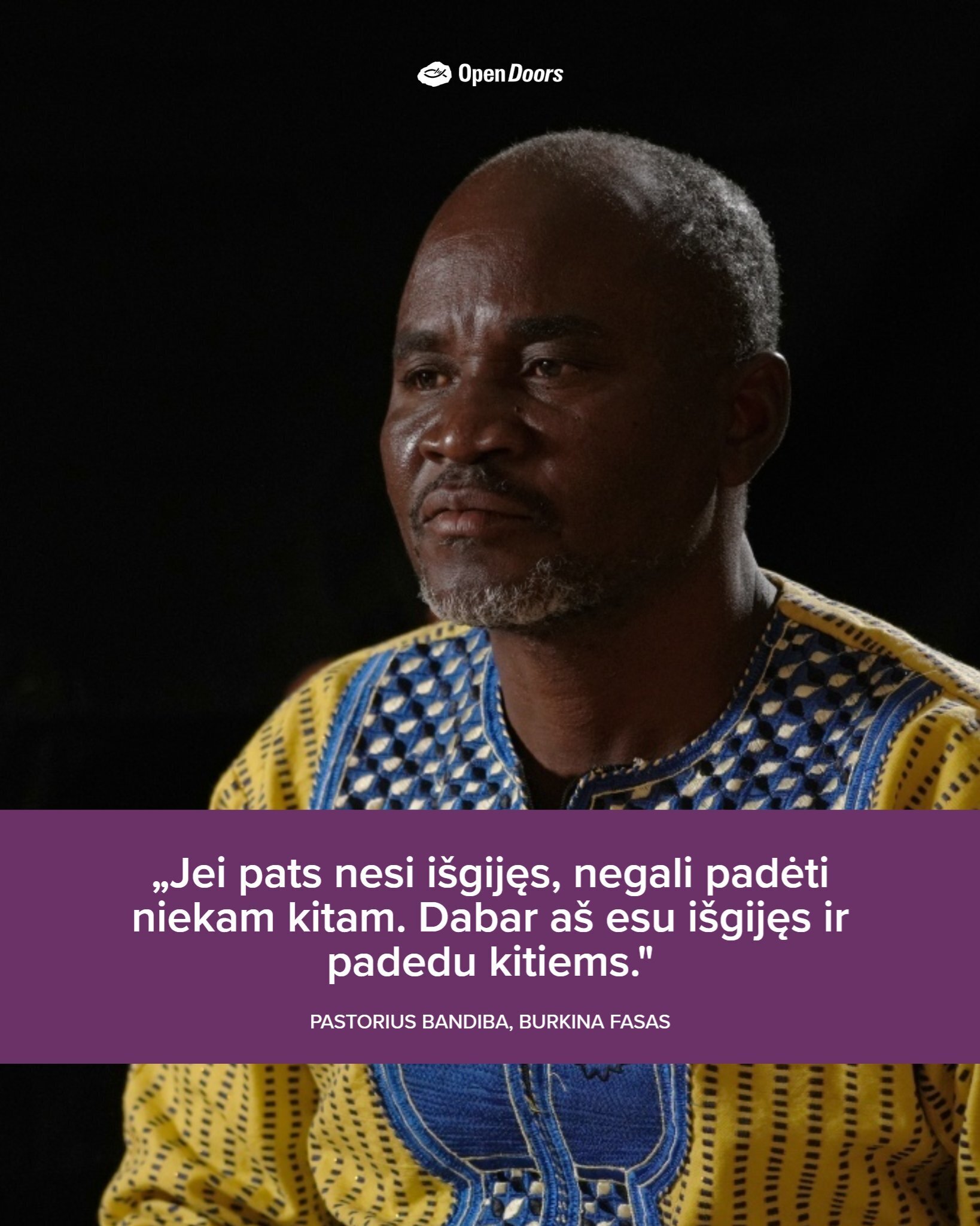 Pastorius Bandiba atranda išgijimą po smurto Burkina Fase