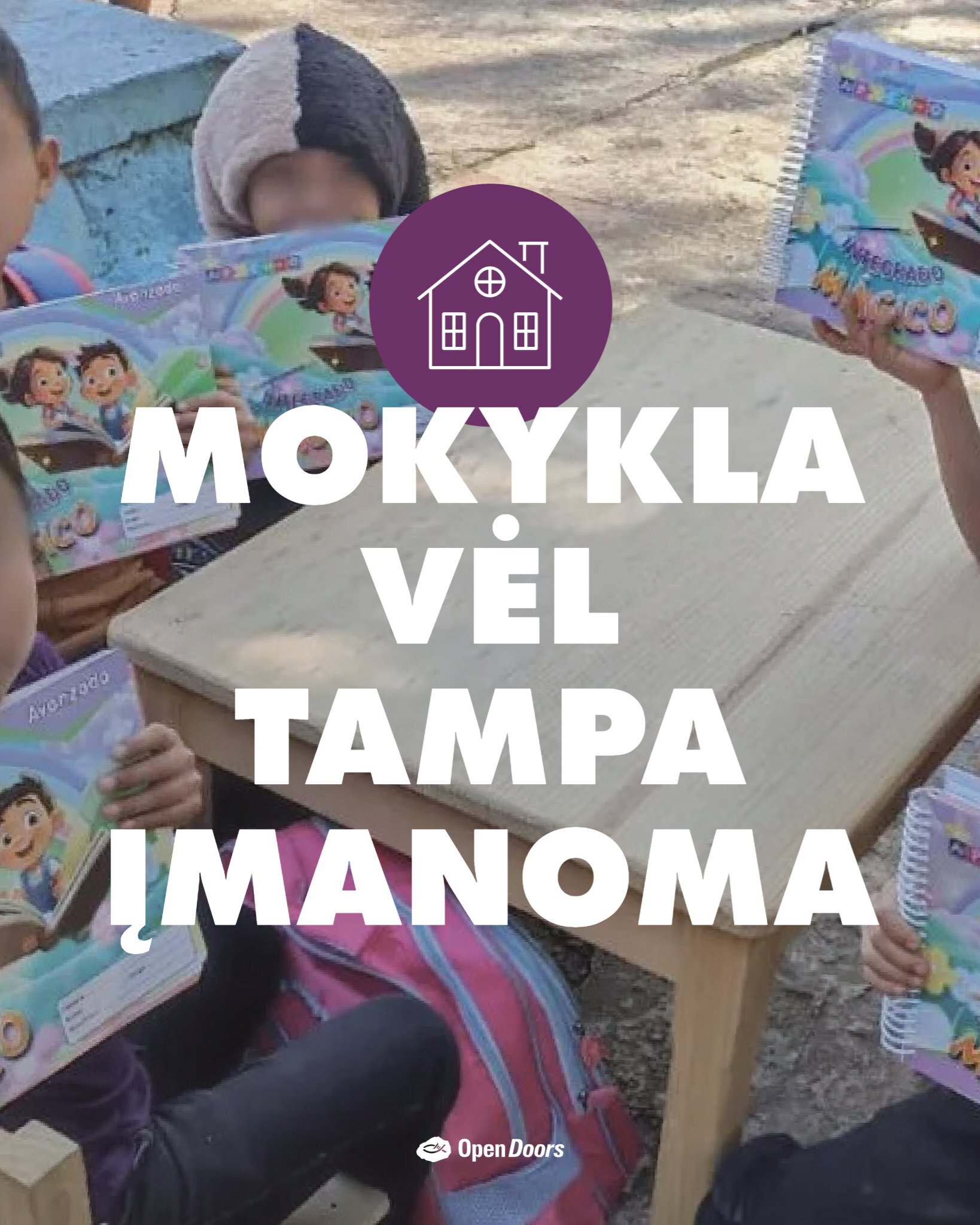 Atkurta viltis: 68 vaikai Meksikoje grįžo į mokyklą po persekiojimo