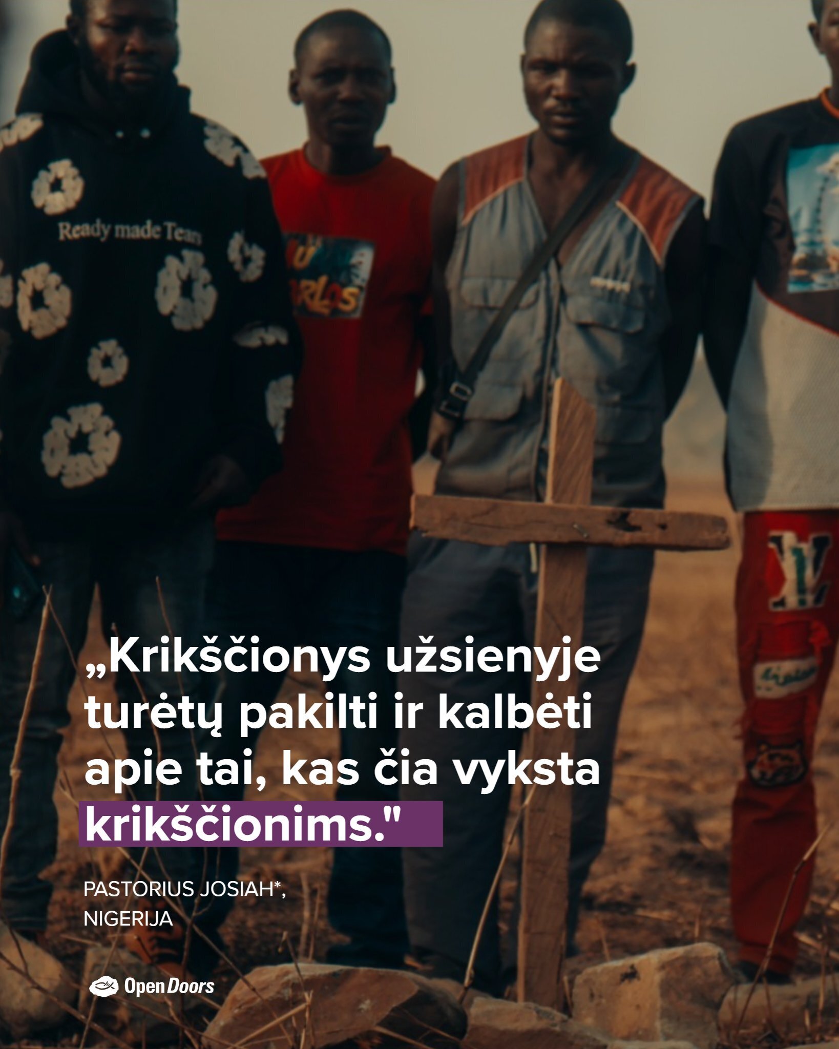 Nigerijos pastorius ragina visą pasaulį melstis kovojant su augančiu persekiojimu