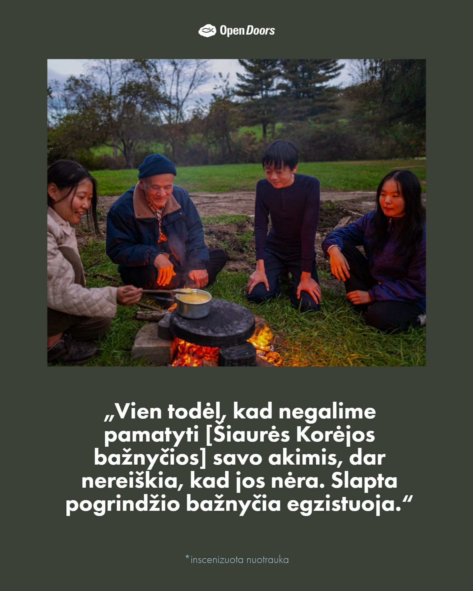Penkios svarbios žinios iš lauko darbuotojo, tarnaujančio Šiaurės Korėjos krikščionims